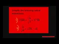 Simplify radical expressions Sqrt sqrt 54 - sqrt 6