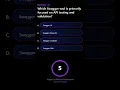 Which Swagger tool is primarily focused on API testing and validation