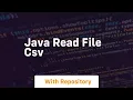 java read file csv