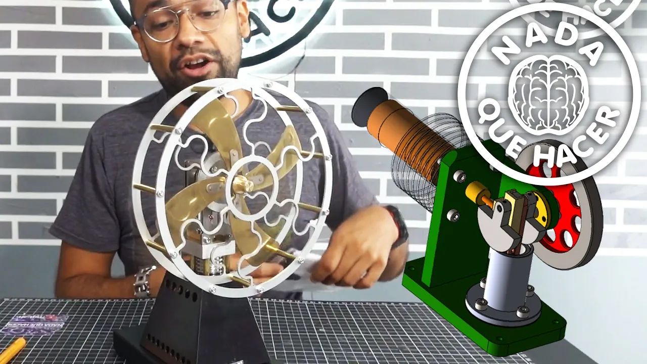 Motores Stirling más extraños que he probado, ¡Uno es ventilador! ¡WOW! |NQUEH
