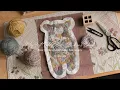 Download Lagu Visual Diary #92 | My First Teddy Bear Cushion is Done! | Slow Stitching with Mosaic Embroidery