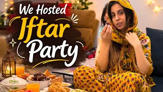 Humne Apne Ghar Par Rakhi Iftar Party 🎉😍