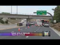 Sinkhole repairs force lane closures on Truxtun Avenue in Northwest Bakersfield