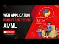 22 Create web application using flask Python Python