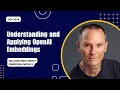 OOP 2024 Understanding and Applying Embeddings in AI Solutions
