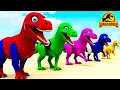 Download Lagu Zombie T-Rex Alert: Super Dinosaur Fights Zombie Trex to Save Dinosaurs! Jurassic World Cartoons