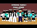 Lagu Team XD James VS Team HERO : Strong Family Challenge #minecraft #animation #challenge #games
