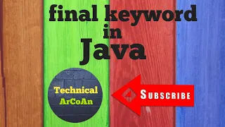 final keyword in java use of final keyword final class final method final variable