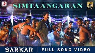 sarkar simtaangaran video thalapathy vijay a r rahman a r murugadoss