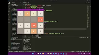 I made the 2048 game in python Here s the demo