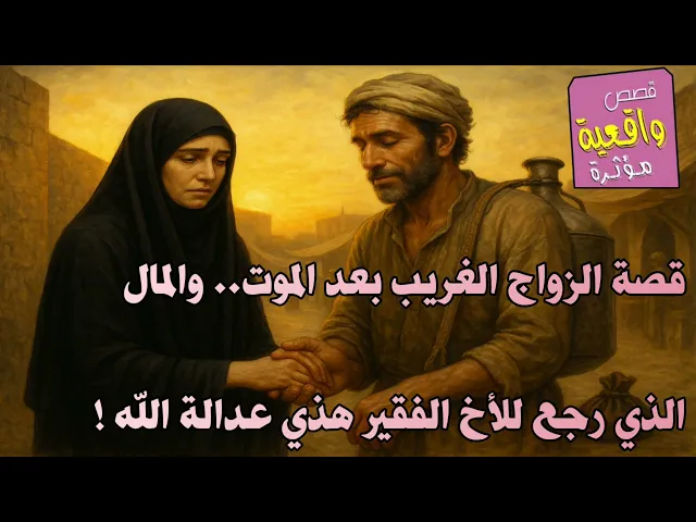 ⁣قصة الزواج الغريب بعد الموت.. والمال الذي رجع للأخ الفقير هذي عدالة الله ! 😮💍💰 تابع ماذا حصل