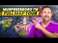 The ULTIMATE Guide to Living in Murfreesboro TN FULL MAP TOUR