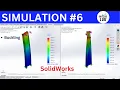 Column Buckling Analysis Will it fail Safety Factor FEA SolidWorks Simulation for Beginners