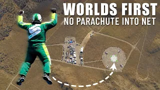 skydiver luke aikins jumps 25000 feet into net with no parachute