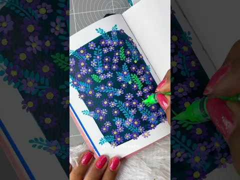Tutorial: How to draw flower garden 🌸 #trending #shorts