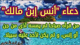 دعاء  أنس ابن مالك  من دعا به كل صباح لم يقدر مخلوق على أذيته دندنها