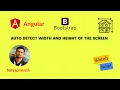 Angular Tutorial for Beginners Detect Responsive Screen Sizes