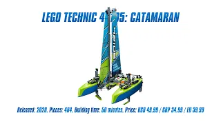 LEGO Technic 42105: Catamaran: In-depth Review, Speed Build & Parts List [4K]