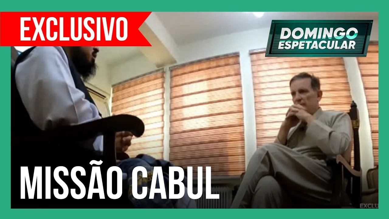 Cabrini entrevista líder do Talibã e mostra a luta de mulheres por direitos no Afeganistão