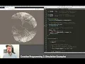 CP2 Snowstorm and Random Growth Examples Simulation in p5 js