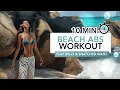 10 MIN BEACH ABS WORKOUT Flat Belly Snatched Waist No Equipment Eylem Abaci