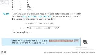 Introduction To Java Programming - Exercise 2 19c