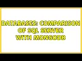 Databases Comparison of SQL Server with MongoDB 2 Solutions