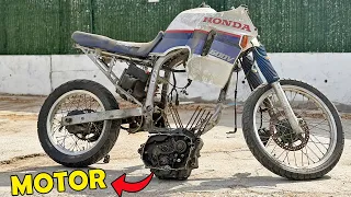 RESCATE una TRANSALP ABANDONADA de un DESGUACE | Honda Transalp 600v 1987