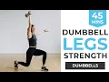 45-Minute LEG DAY Workout for Women At-Home Dumbbell Workout that Burns 500 Calories