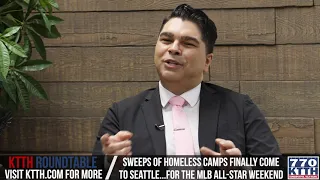 KTTH Roundtable Encampment Sweeps and Empty Homeless Hotels