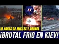 ¡Brutal frío en Kiev! Ataque masivo deja sin calefacción a millones. Diez horas de misiles y drones.