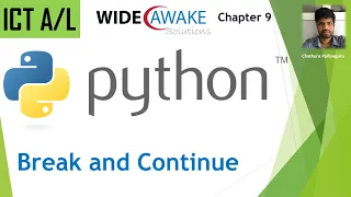 ICT AL Python Break Continue Statements
