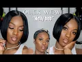 How to Style Short Hair into a Bob with a Quick Weave Method