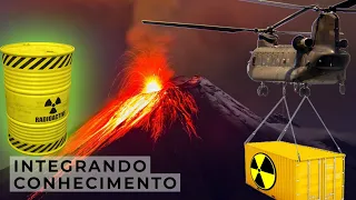 Podemos descartar o lixo radioativo em um vulcão?