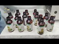 Semi auto sticker lableing machine with tij inkjet batch coding printer next packaging