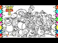 Toy Story 5 New Coloring Pages How to Color All Main Characters from Toy Story 5 Woody Jesse