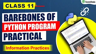 Class 11 Informatics Practices Chapter 3 Barebones of Python Program Practical