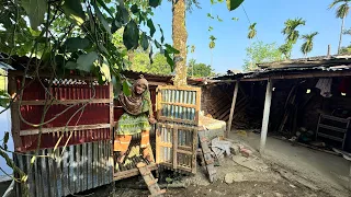 নিজেদের জন্য না পারলেও দোতলা বাড়ি বানালাম হাঁস মুরগির জন্য