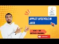 Applet Life Cycle in Java Explained