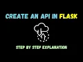Easiest Step-By-Step Guide To Create an API in Flask and Deploy it Online on pythonanywhere