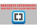 Brackets Extensions - Brackets CSS Color