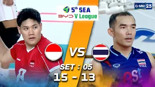 indonesia vs thailand highlight set 5 20 68 sea v league