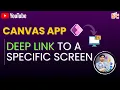 Canvas App - Deep Link to a specific page PowerApps