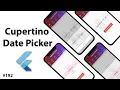 Flutter Tutorial - Cupertino Date Picker Time Picker 2021 iOS Styled Date Picker