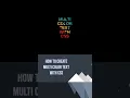 How to create multi color text with CSS