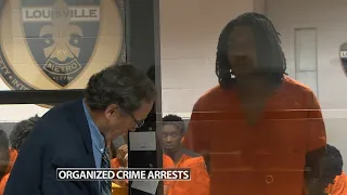 Louisville police arrest 4 men on organized crime vehicle theft charges