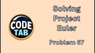 Project Euler - Maximum Path Sum II Solving with Python