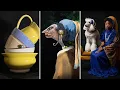 Download Lagu Dutch museum showcases 60 contemporary takes on Vermeer’s 'Girl with a Pearl Earring'