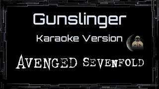 avenged sevenfold gunslinger cc karaoke instrumental lyrics 
