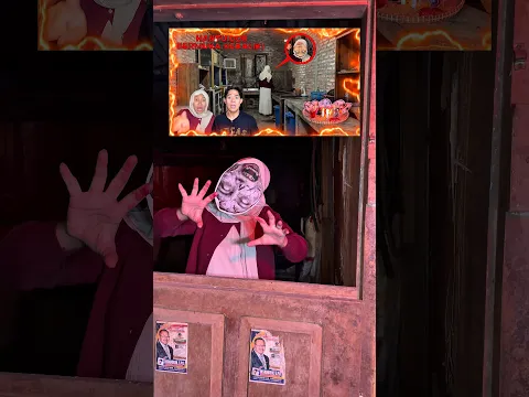 Hantu kembaran si doi muka terbalik #shorts #minivlog #comedy #sidoii